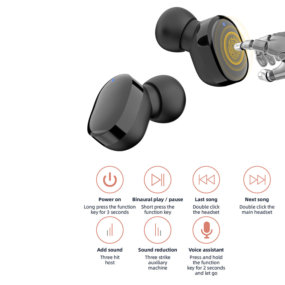Air 3 Mini Wireless Headset Stereo Sound Earbuds In-Ear Bluetooth Headphones Low Latency Gaming Headset with Indicator Light Air 3 Mini Wireless Headset Stereo Sound Earbuds In-Ear Bluetooth Headphones Low Latency Gaming Headset with Indicator Light